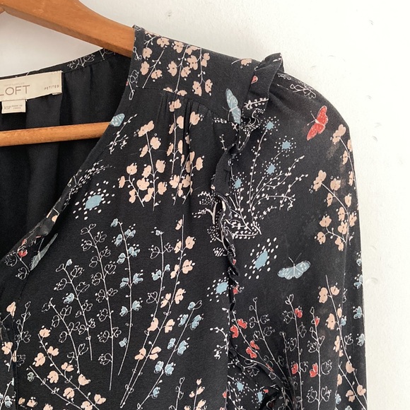 Loft Petite Floral Mini Dress - Picture 6 of 7